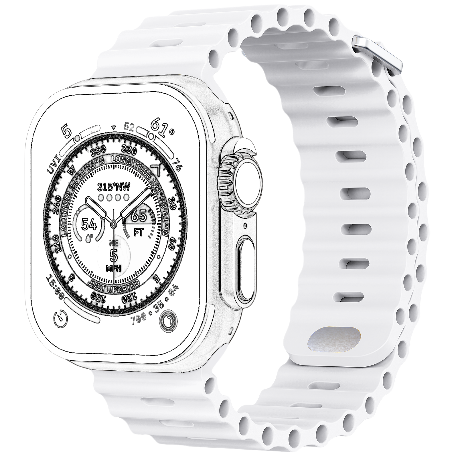 1 Dây Đeo Cho Apple Watch (49-38Mm) Tương Thích Với Iwatch Series 10 9 8 7 6 5 4 3 2 1 Se Ultra Nam 