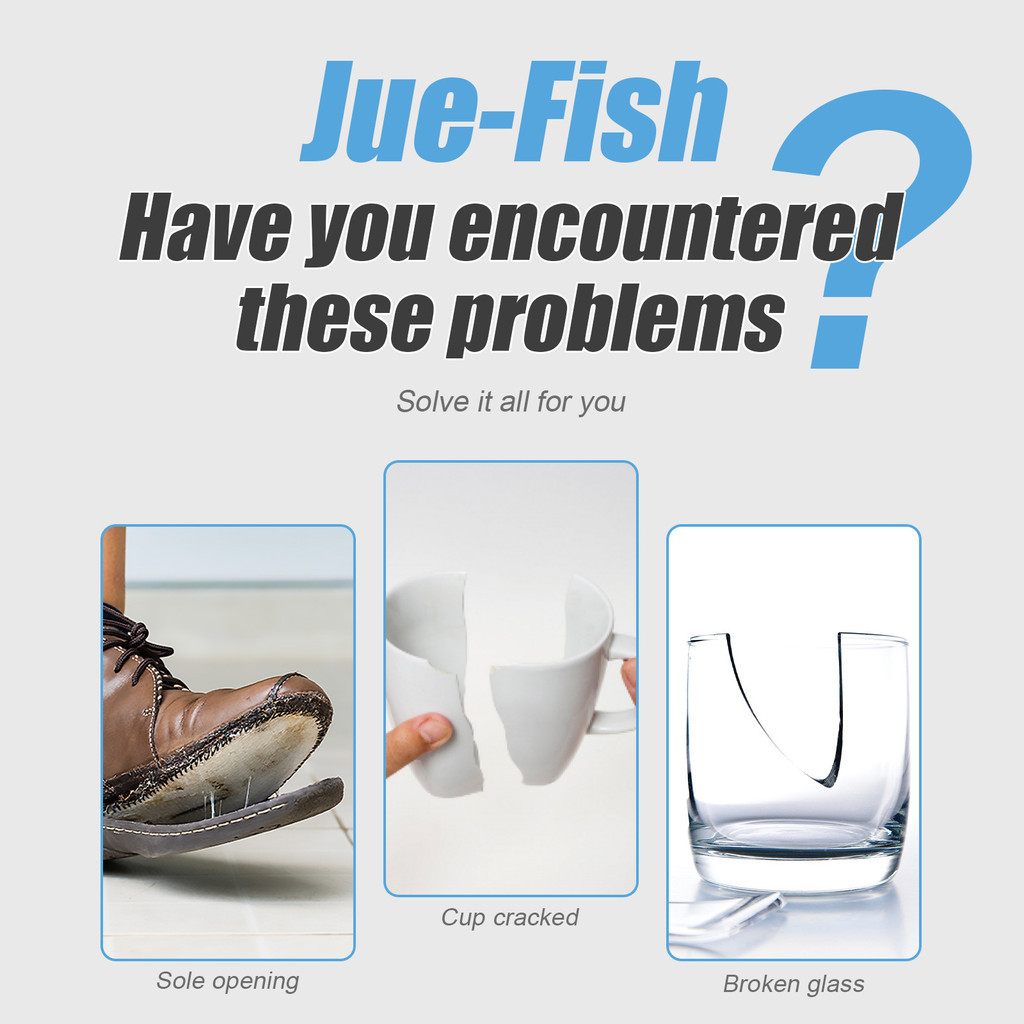 [Cung cấp ngoài vỏ] Jue-Fish Sửa chữa giày thể thao dính Giày vải Giày da chống thấm nước Keo sửa chữa giày chắc chắn 50ml