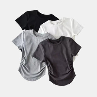 Áo Thun Nữ Vạt Bầu Nhún Eo Siêu Xinh Choice NH83 Áo Kiểu Nữ Chất Vải Thun Freesize