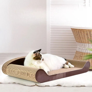 Cat Scratching Board Giấy gợn sóng Claw Sharpener Chống mài mòn Mèo lớn cào Sofa Không bảo vệ gàu