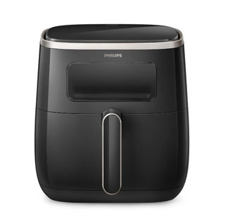 Nồi Chiên Không Dầu Philips mặt kính điện tử HD9257/80 |5.6 lít- - Hàng Chính Hãng