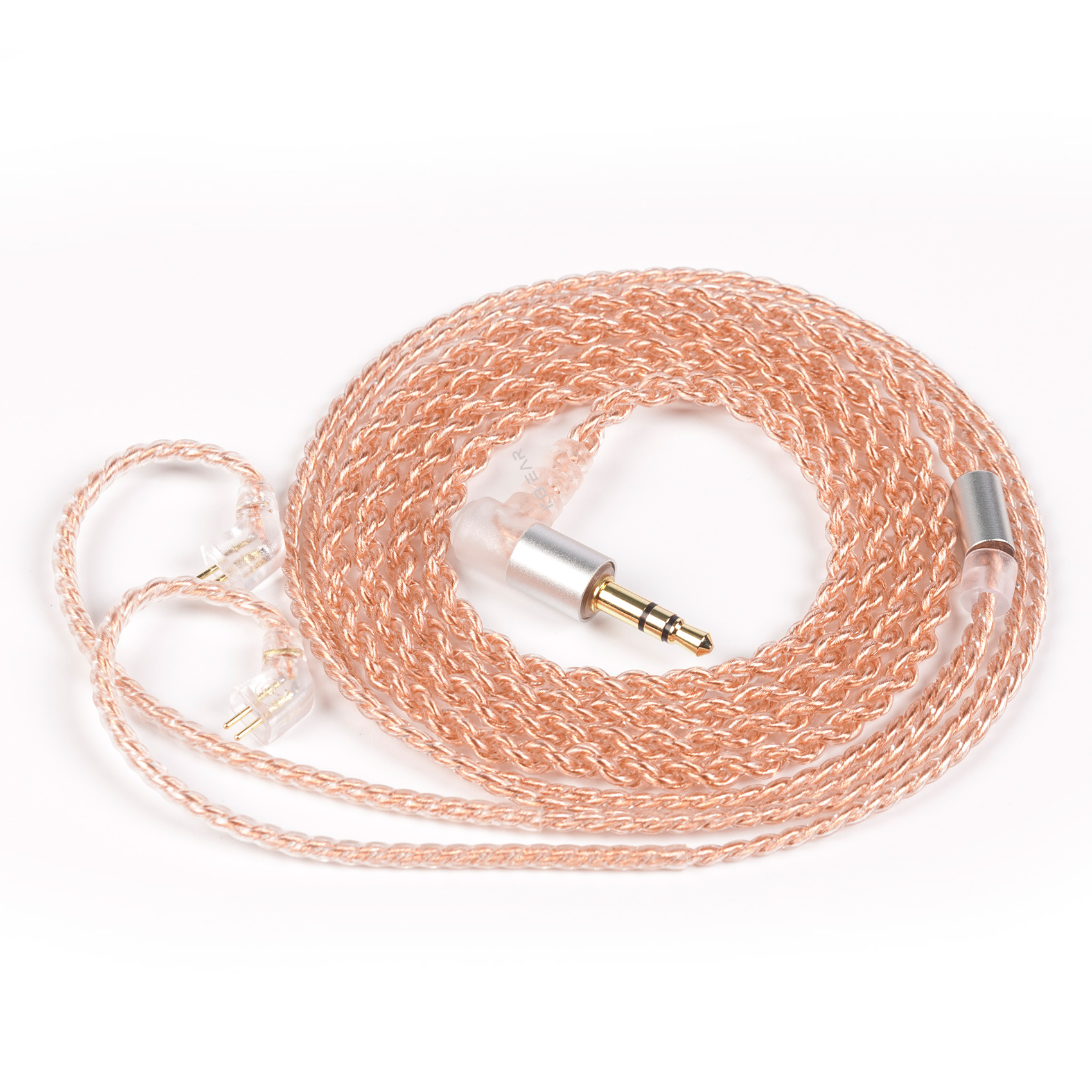 Dây cáp tai nghe KBEAR 2PIN MMCX QDC TFZ mới, 4 lõi đồng nguyên chất, thay thế cho tai nghe với đầu 