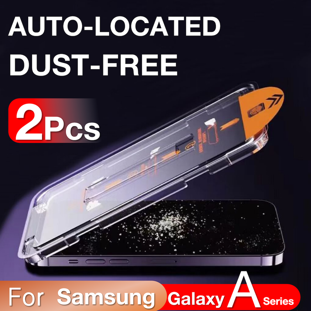 2 Chiếc Dành Cho Samsung Galaxy A71 A55 A54 A53 A52 A51 A50 A40s A35 A34 A33 A32 A31 A25 A23 4G 5G Bảo Vệ Màn Hình Kính Cường Lực Dễ Dàng Bộ