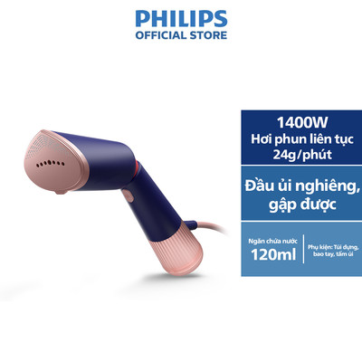 Bàn ủi Hơi Nước Cầm Tay Philips STH5030/20 |1400W - Hàng Chính Hãng
