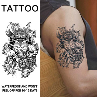  Lucky Cat Thảo Dược Hình Xăm Dán Chống Thấm Nước Lâu Dài Cho Tay Và Chân Cao Cấp 