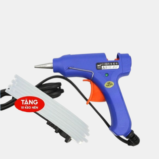Combo súng bắn keo 20W Choice LS1-0527-22 tặng kèm 10 cây keo nến nhỏ 7x150mm dùng làm đồ handmade