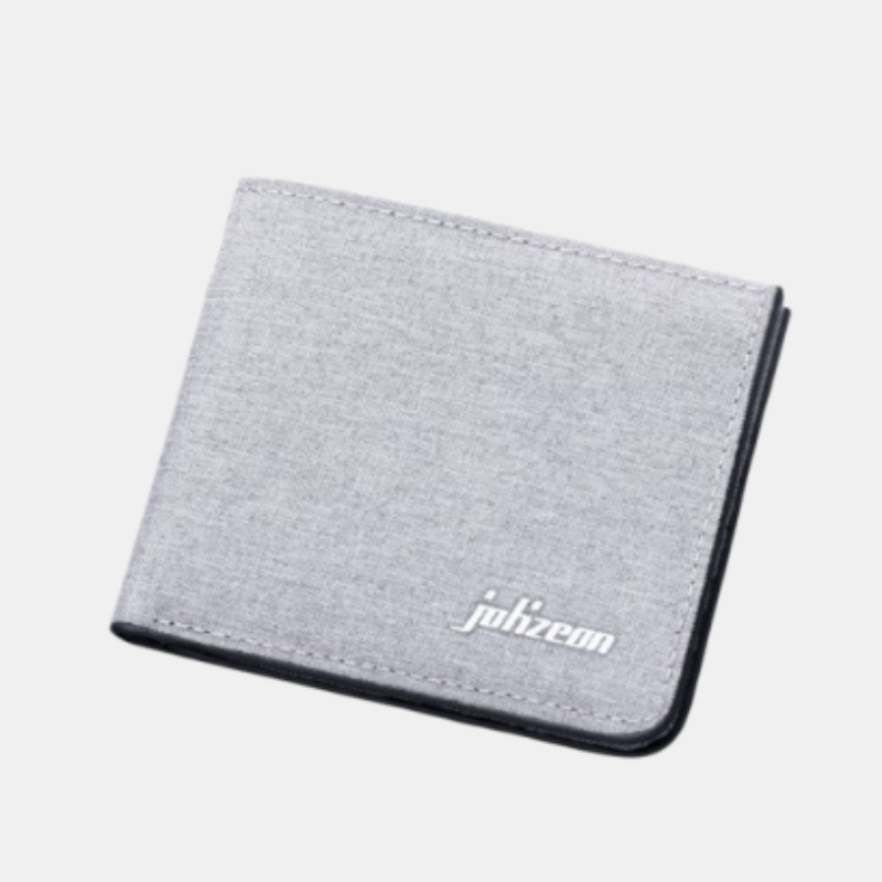 Ví Nam Jolizeon Choice DVC08 Vải Canvas Dáng Đứng ,Bóp Nam Mini Nhiều Ngăn Đựng Thẻ Và Giấy Tờ