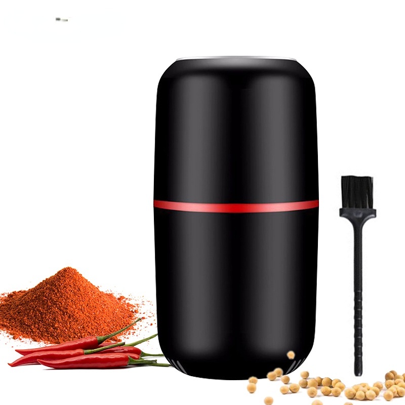 Máy Xay Cà Phê Điện Di Động Muối Tiêu Đậu Gia Vị Hạt Hạt Cà Phê Đậu Máy Xay Với Lưỡi Thép Không Gỉ Máy Cà Phê