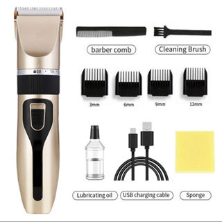 Bộ Tông đơ cắt tóc không dây chuyên nghiệp - Dao cạo & Tông đơ cắt tóc có thể sạc lại để chải lông tại nhà