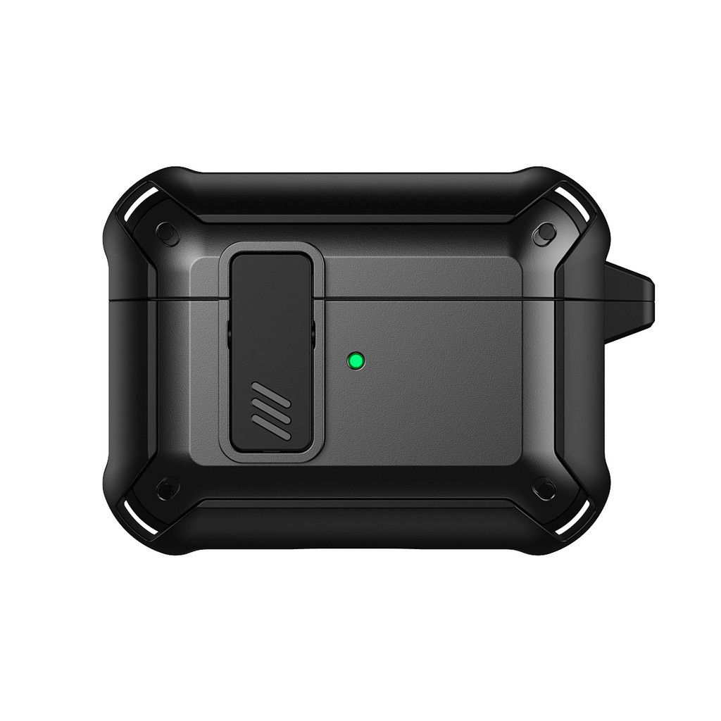 Vỏ bảo vệ tai nghe không dây Bumblebee Switch Phù hợp cho AirPods 2 / 3 cho AirPods Pro 1 / 2 Series Armor Vỏ bảo vệ xung quanh có khóa móc khóa