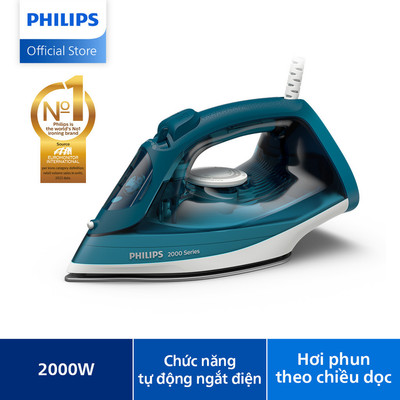 Bàn Ủi Hơi Nước Philips DST2030/90 | 2000W| mặt đế ceramic - Hàng Chính Hãng