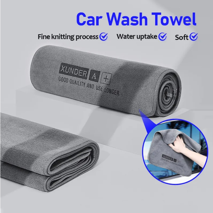 Microfiber Khăn Rửa Tự Động Cao Cấp Làm Sạch Ô Tô Hemming Vải Sấy Chăm Sóc Ô Tô Vải