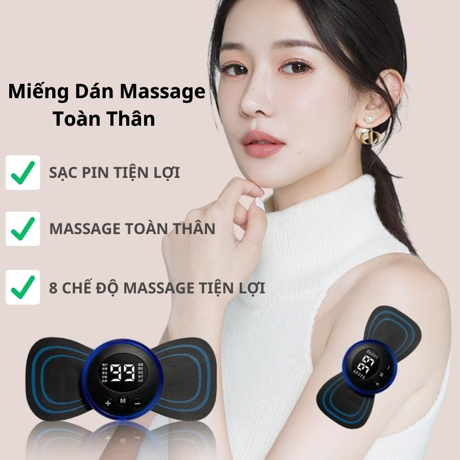 Máy massage xung điện Choice Việt Nam TTL-6 8 chế độ, massage cổ vai gáy