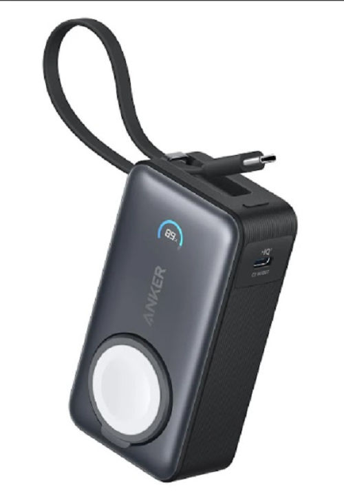 Sạc dự phòng Anker Nano 1C 35W 10000mah (Built-In USB-C, Made for Apple Watch)