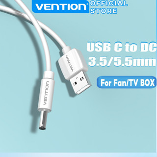 VENTION Dây Cáp Sạc usb dc 5.5mm 28Awg Chuyên Dụng Cho hub / Quạt / Đèn Bàn