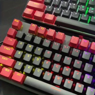 Chất LIỆU PBT ĐỎ VÀ ĐEN 104 KEYCAPS, ABS OEM ĐA NĂNG BACKLIGHT KEYCAPS THAY THẾ BÀN PHÍM CƠ KHÍ