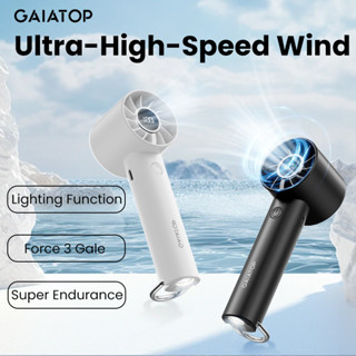 Quạt Mini Di Động GAIATOP, Quạt Cầm Tay Có Màn Hình Led & Đèn Pin, Quạt Pin Sạc Usb 3 Tốc Độ 2000mah, Quạt Để Bàn Cá Nhân Nhỏ Cho Outdoo Trong Nhà