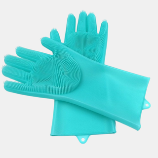 Bộ 2 găng tay silicon tạo bọt Choice HTD64 rửa sạch mọi vết bẩn, làm sạch rau củ