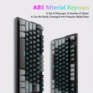  Bàn phím chơi game Cơ học trong suốt Keycaps Bộ chữ cái Lớp Thích hợp cho hầu hết các phím 61   64   66   68   84   87   96   98   100   104 