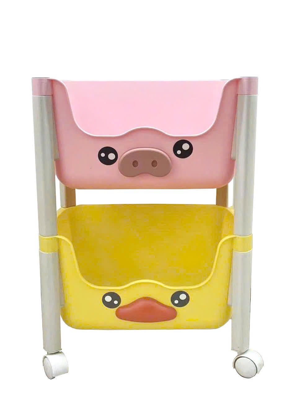 [Gift] Tủ đựng đồ hai ngăn sắc màu cao cấp