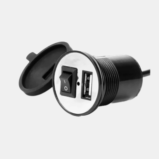 Sạc pin điện thoại Choice Việt Nam MS136 lắp trên xe máy cổng USB có công tắc