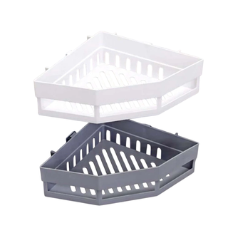 Kệ Góc Nhựa Vuông Nhà Tắm Dán Tường Choice LS1-0660-277 Nhiều Màu Sắc Chịu Lực Cao