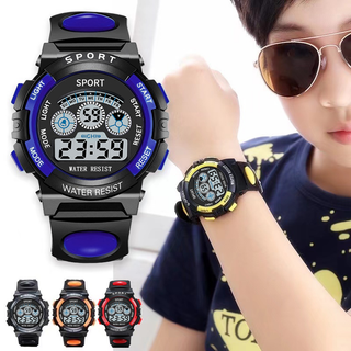 Đồng Hồ LED Thể Thao Chống Nước Trẻ Em Đồng Hồ Bé Trai Bé Gái Dây Đeo Silicon Cổ Tay Đồng Hồ Kỹ Thuật Số Cho Trẻ Em Quà Tặng