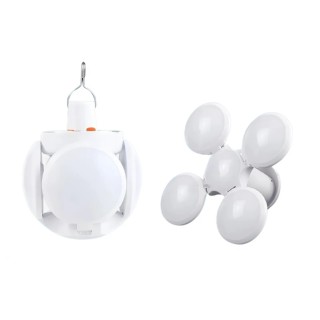 Bóng đèn led tích điện năng lượng mặt trời Choice LS1-0197-5003 hình 4 cánh hoa có thể đóng mở (40W)