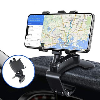 Giá đỡ điện thoại di động trên ô tô, xoay 360 độ, có chân đế