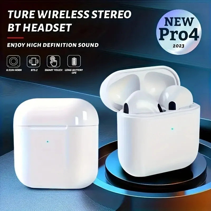 Pro 4 Tws Tai Nghe Không Dây Fone Tai Nghe Bluetooth Pods In Earbuds Pro4 Tai Nghe Cho Xiaomi Lenovo