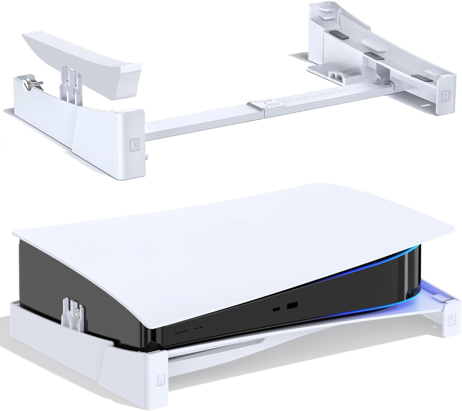Giá đỡ ngang mới cho PS5/PS5 SLIM/PS5 PRO, giá đỡ PS5, dành cho phiên bản đĩa và phiên bản kỹ thuật 