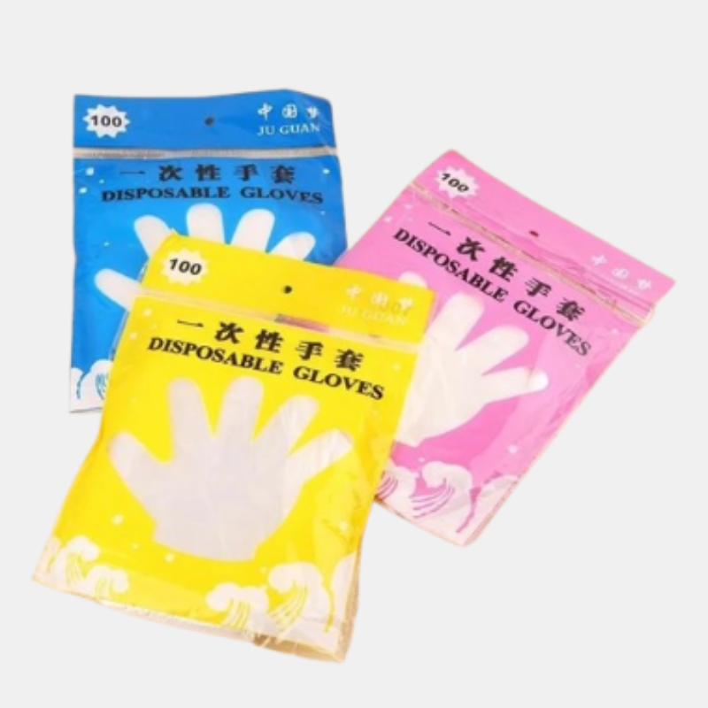 [Top Value] Bịch 100 găng tay nilon dùng 1 lần Top Value LS1-0660-331 chất liệu an toàn, đảm bảo vệ 