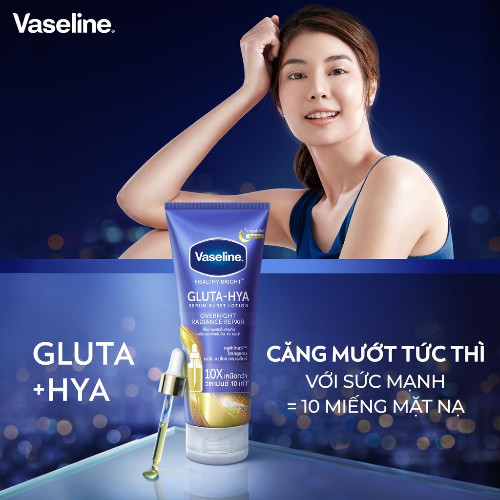 Serum Vaseline Gluta-Hya Dưỡng Da Sáng Mịn Sau 7 Ngày 300ML/330 ML (tùy đợt nhập hàng) | BigBuy360 - bigbuy360.vn