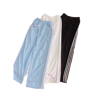 Quần 3 sọc màu ống rộng xuông cạp cao Choice FA1-0821-7 nữ tính chất co giãn thoải mái