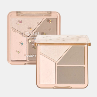 [Choice] Phấn 4 ô Bắt Sáng Tạo Khối GOGO TALES CTTH01 Light flawless highlight contouring palette