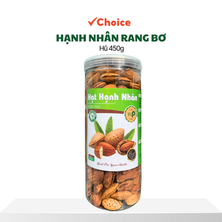 [Choice] Hạnh Nhân Mỹ Rang Bơ Tân Lộc Phát TLP-53 Hủ 450gr