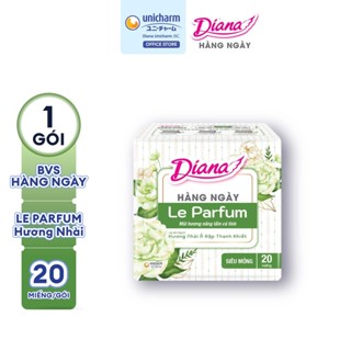 [MỚI RA MẮT] Băng vệ sinh Diana hằng ngày Le Parfum hương nhài Ả Rập thanh khiết 20 miếng