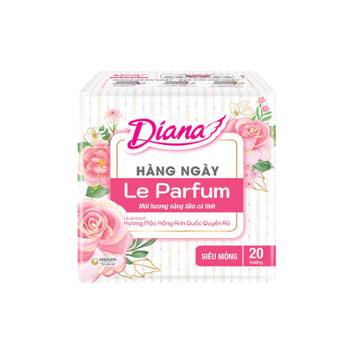 [HB Gift] Băng vệ sinh Diana hằng ngày La Parfum 20 miếng/gói - Tăng ngẫu nhiên