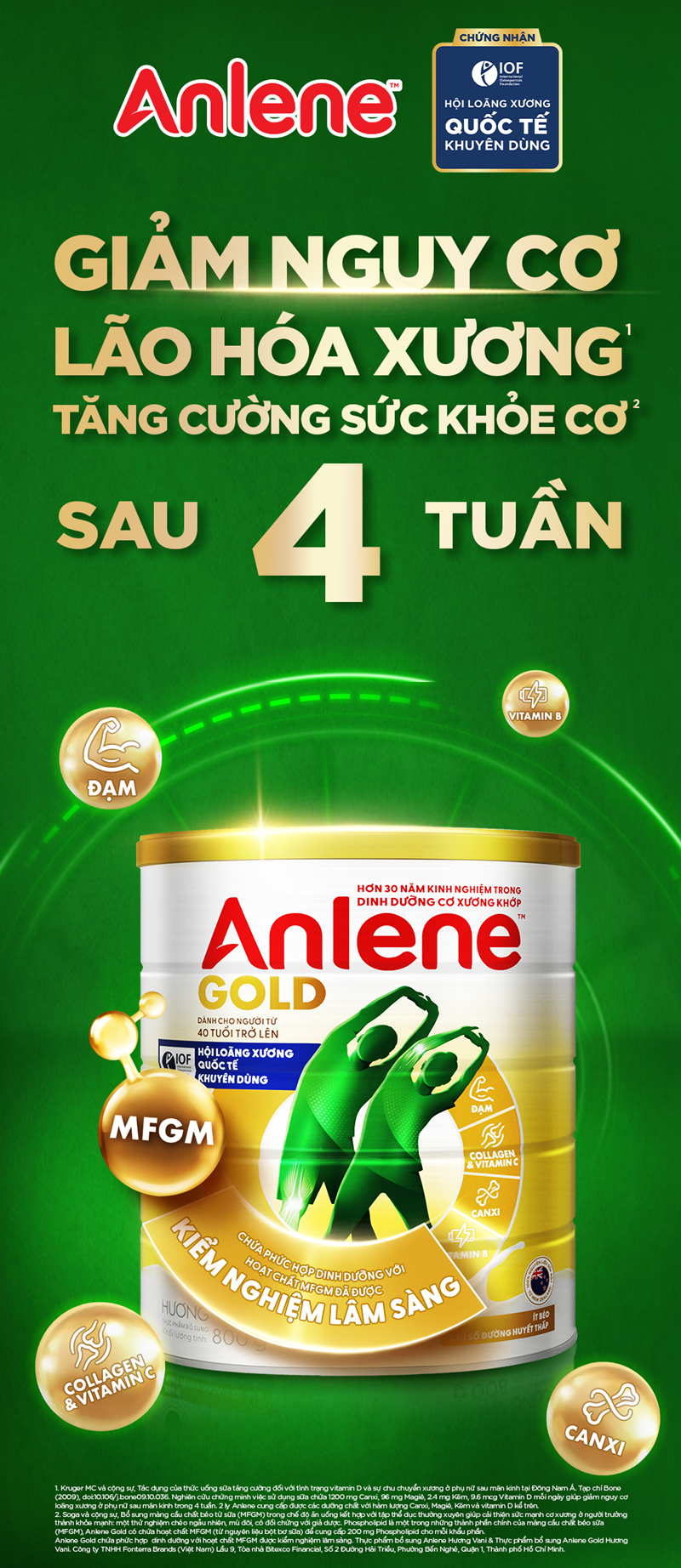Sữa Bột Anlene Gold Hương Vani 800g | BigBuy360 - bigbuy360.vn