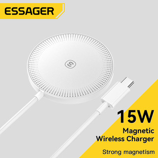 Essager 15W Sạc Không Dây Qi Từ Tính Sạc Nhanh Cho iPhone 16 15 14 13 12 Pro Max PD Cho xiaomi Pad