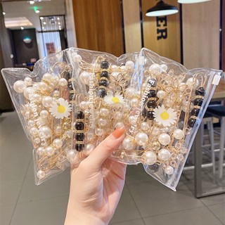 Quà Tặng Nóng 12 Chiếc Ngọc Trai Hàn Quốc Eo Kẹp Thổ Cẩm Nữ Quần Thời Trang Thắt Lưng Phụ Kiện