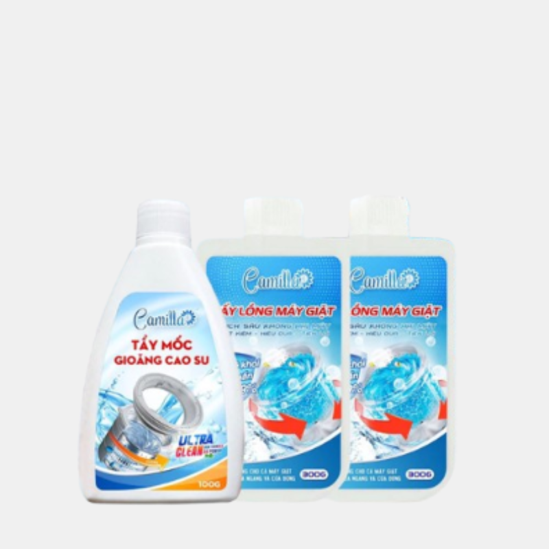 [Top Value] Combo Tẩy Lồng Máy Giặt Camilla Top Value Tẩy Mốc Gioăng Cao Su Cao Cấp Camilla 100gr