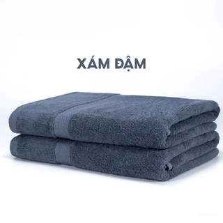 [Choice] Khăn Tắm Gội Đầu Lau Mặt LOTUS TOWEL LS1-0529-12 60x120 Cotton Cao Cấp Bông Dày