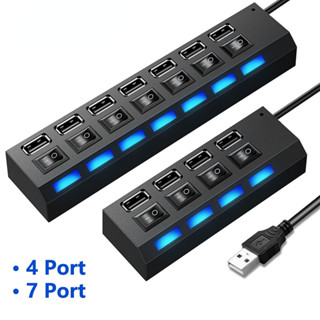 Bộ chia USB Hub Bộ chuyển đổi riêng lẻ Bộ sạc ON OFF đa năng cho máy tính xách tay PC