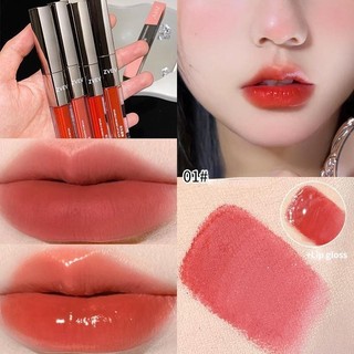 ZVEV 3 trong 1Glass Mirror Lip Glaze Water Gloss Trong suốt Giá rẻ Makeuo Lip Gloss