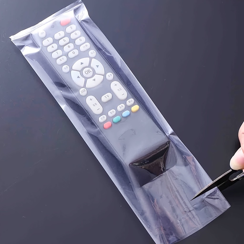 Bộ 10 Bọc Remote PVC Trong Suốt CO NHIỆT Bảo Vệ Cho Điều Khiển Từ Xa