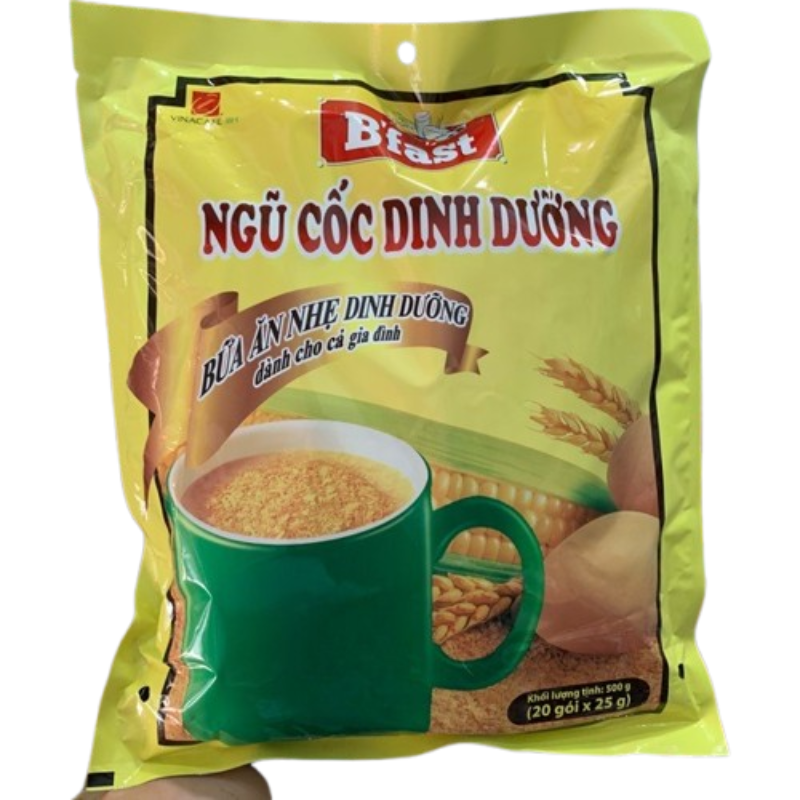 [Top Value] Sét 2 Bịch Ngũ Cốc Vina B'fast, Dinh Dưỡng Cho Bữa Sáng 500g