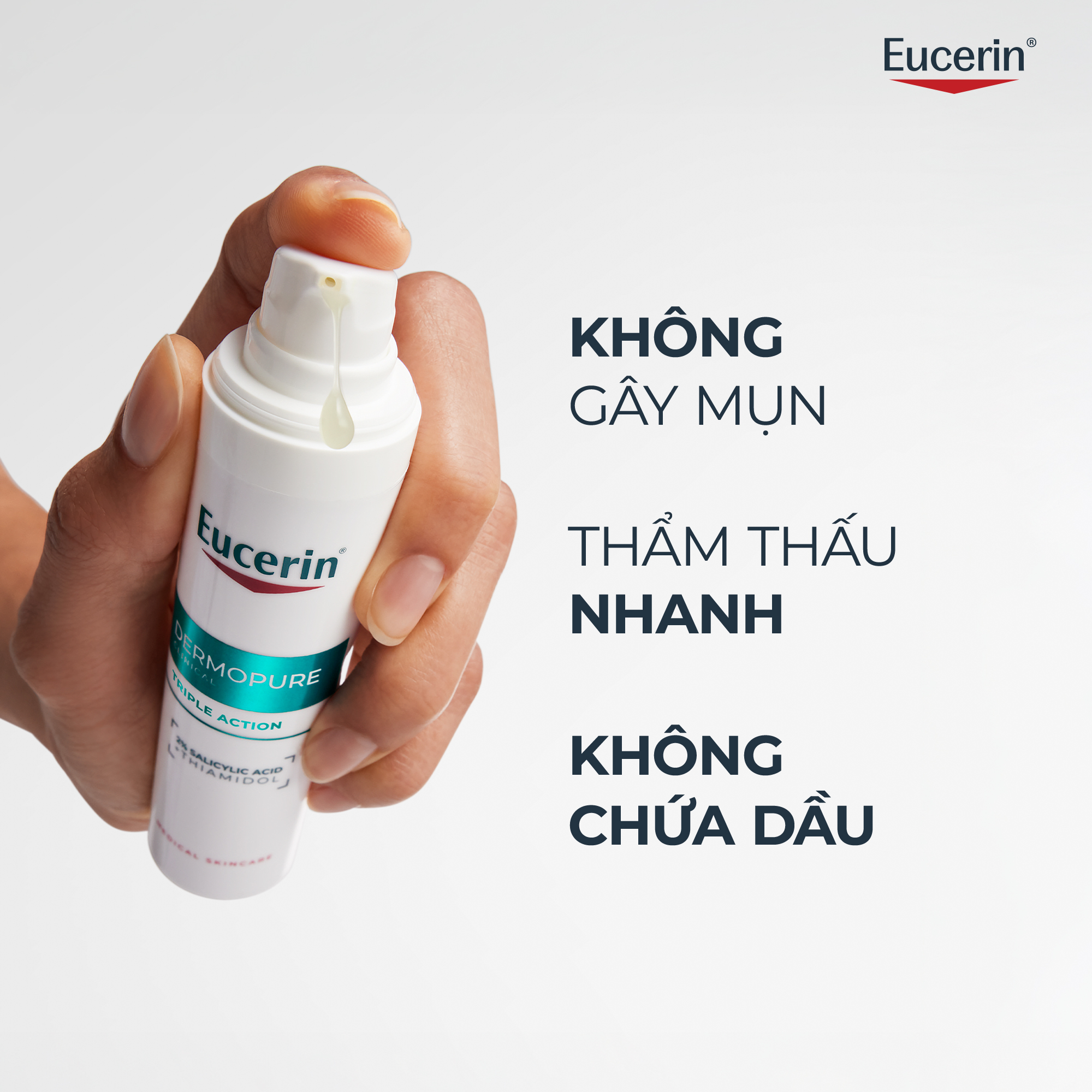 Tinh chất giúp giảm thâm mụn và dưỡng sáng da Eucerin® DermoPure Clinical Triple Action 40ml | BigBuy360 - bigbuy360.vn