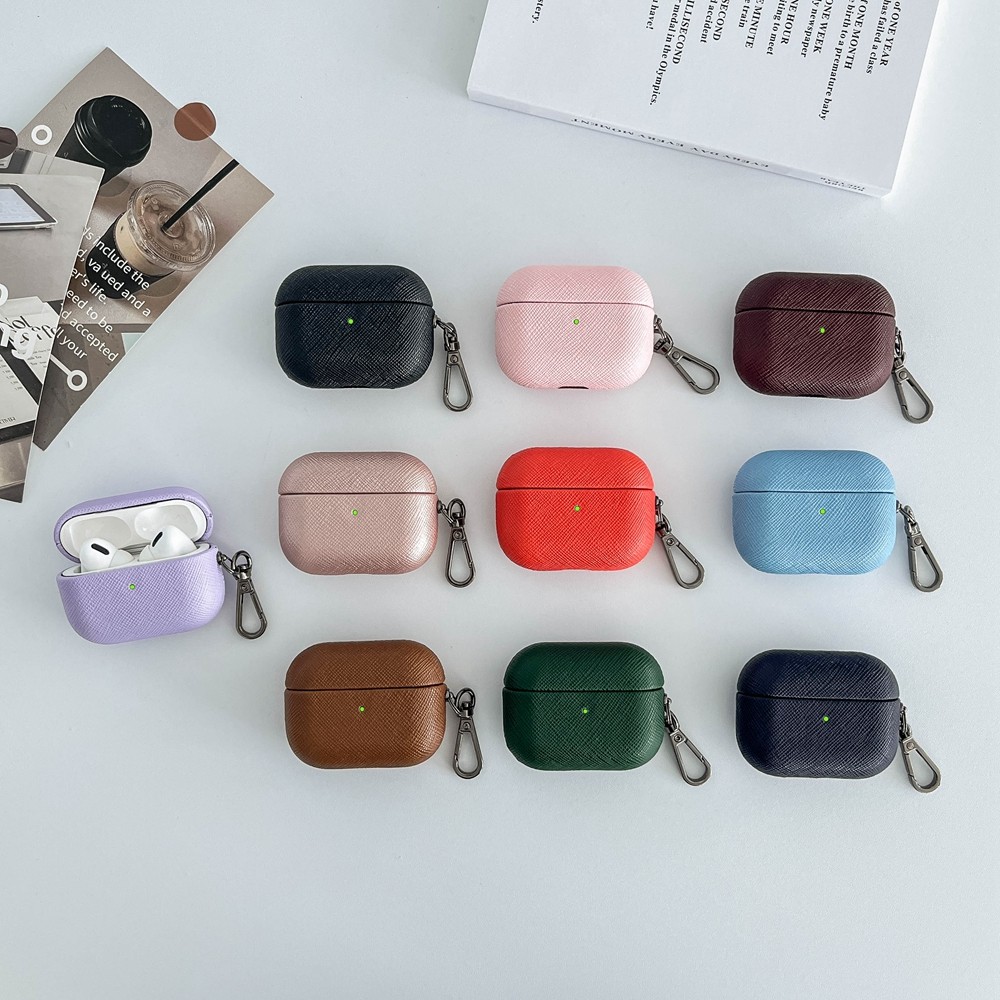 Ốp lưng đôi chống sốc Hàn Quốc cho AirPods Pro 3/4/Pro Pro2, vỏ bảo vệ PC cho tai nghe, ốp AirPods 4