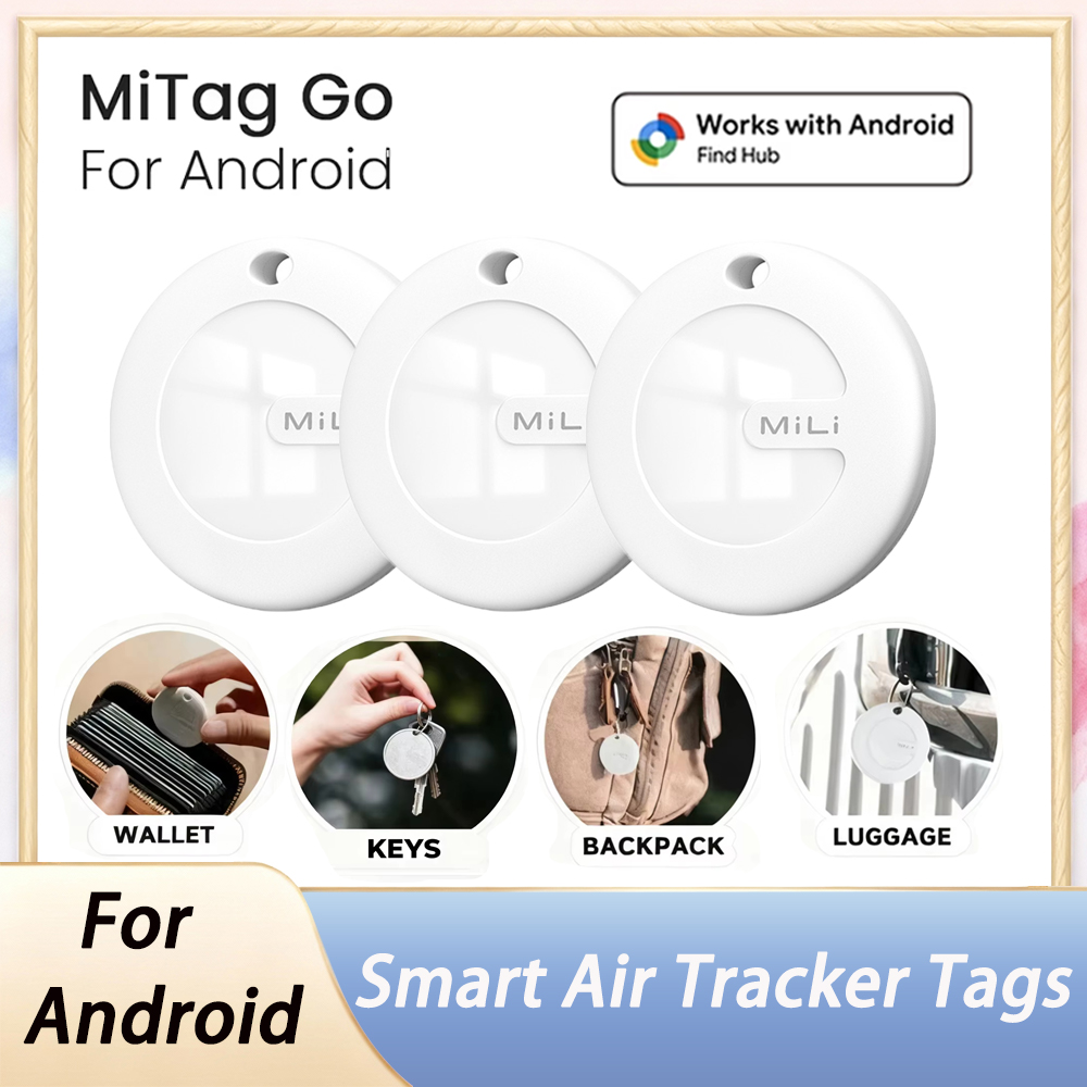 Mili Mitag Go GPS Tracker Android Bộ Tìm Đồ Tương thích với Google Find Hub Ví Finder Smart Tag